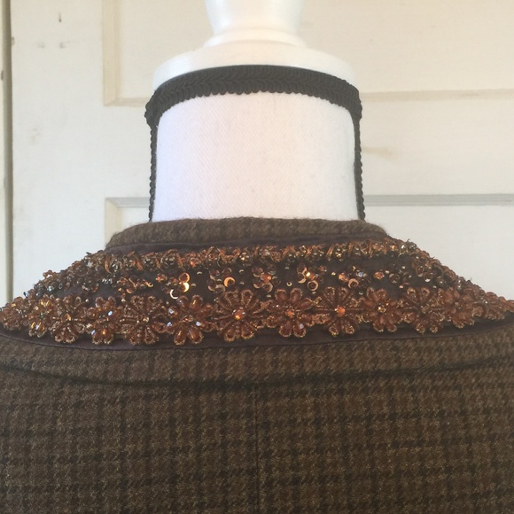 Banana Republic Wool/Alpaca Brown Suit Jacket - Picture 5 of 7